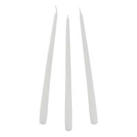 Bolsius White Tapered Candle 40cm (Pack of 8) Extra Image 1 Preview